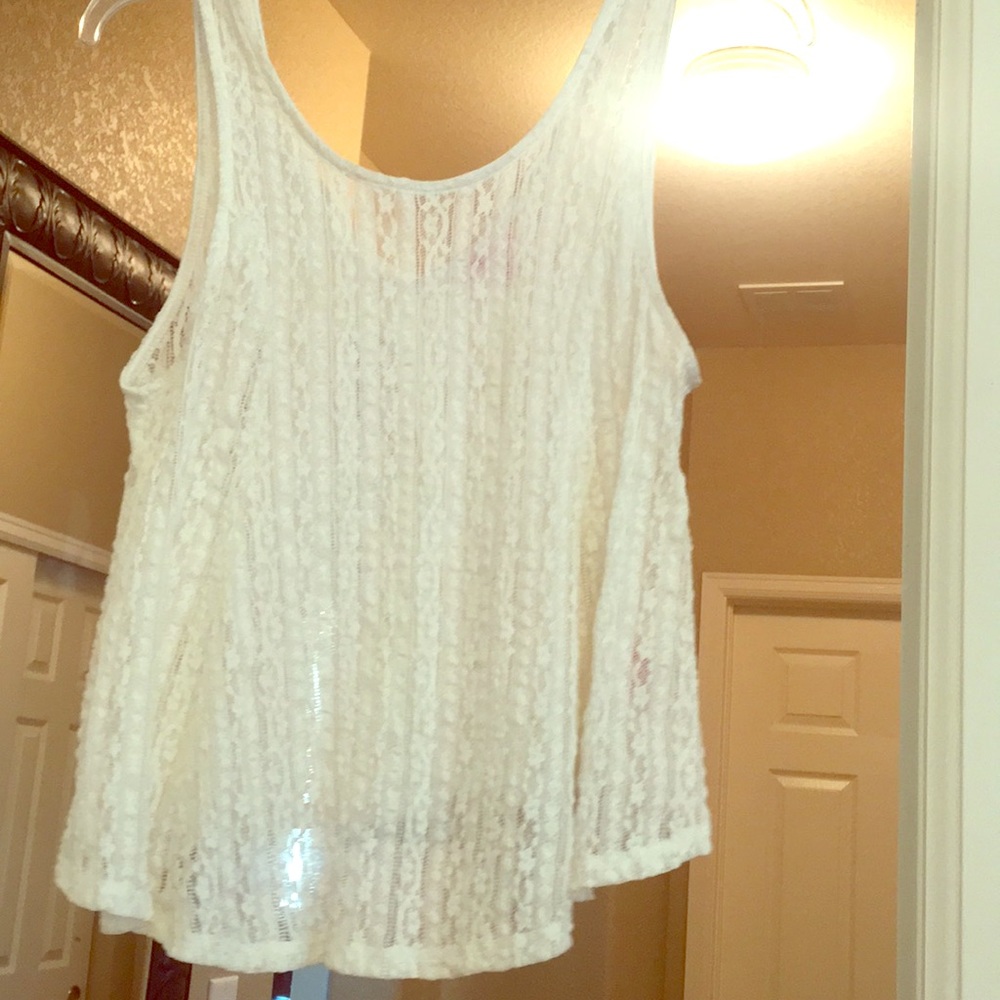 Lace crop top